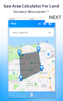 GPS面积测量计算器app截图3